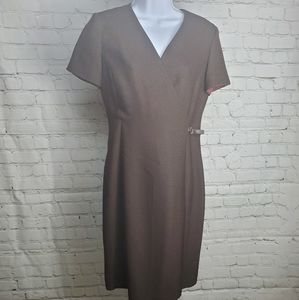 Ann Taylor - Faux-wrap Dress